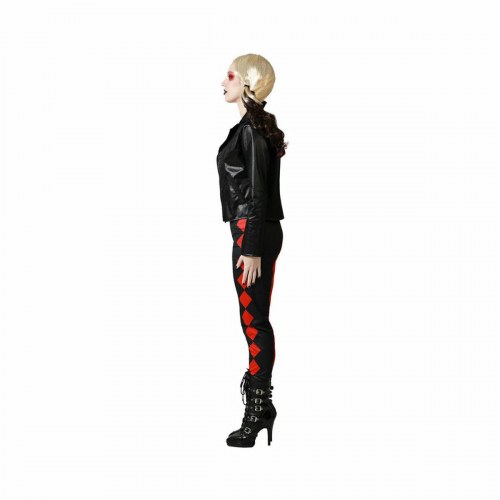 Kostume til voksne - Blødende harlekin dame XS/S