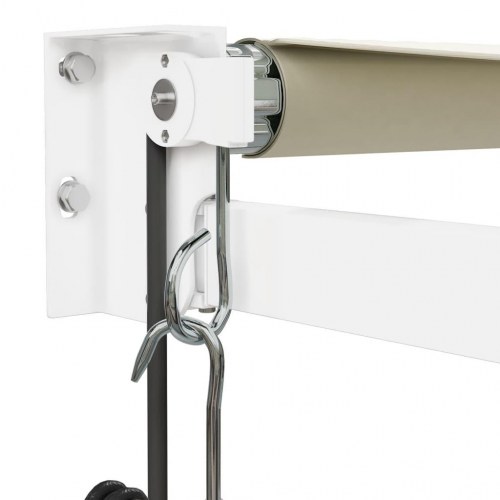 Foldemarkise med automatisk betjening 3 x 2,5 m - cremefarvet