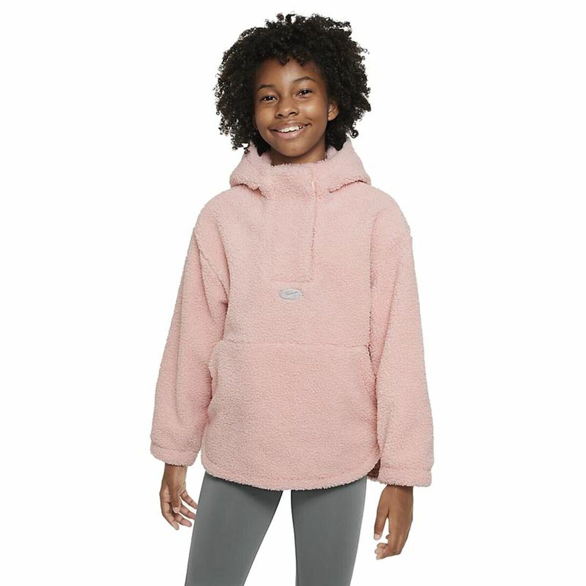 Nike Therma-FIT Icon Clash sweatshirt til piger, pink (12-13 år)