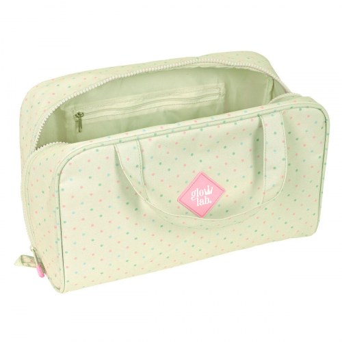 Glow Lab Magic Flow skoletoilettaske - beige, 31 × 14 × 19 cm