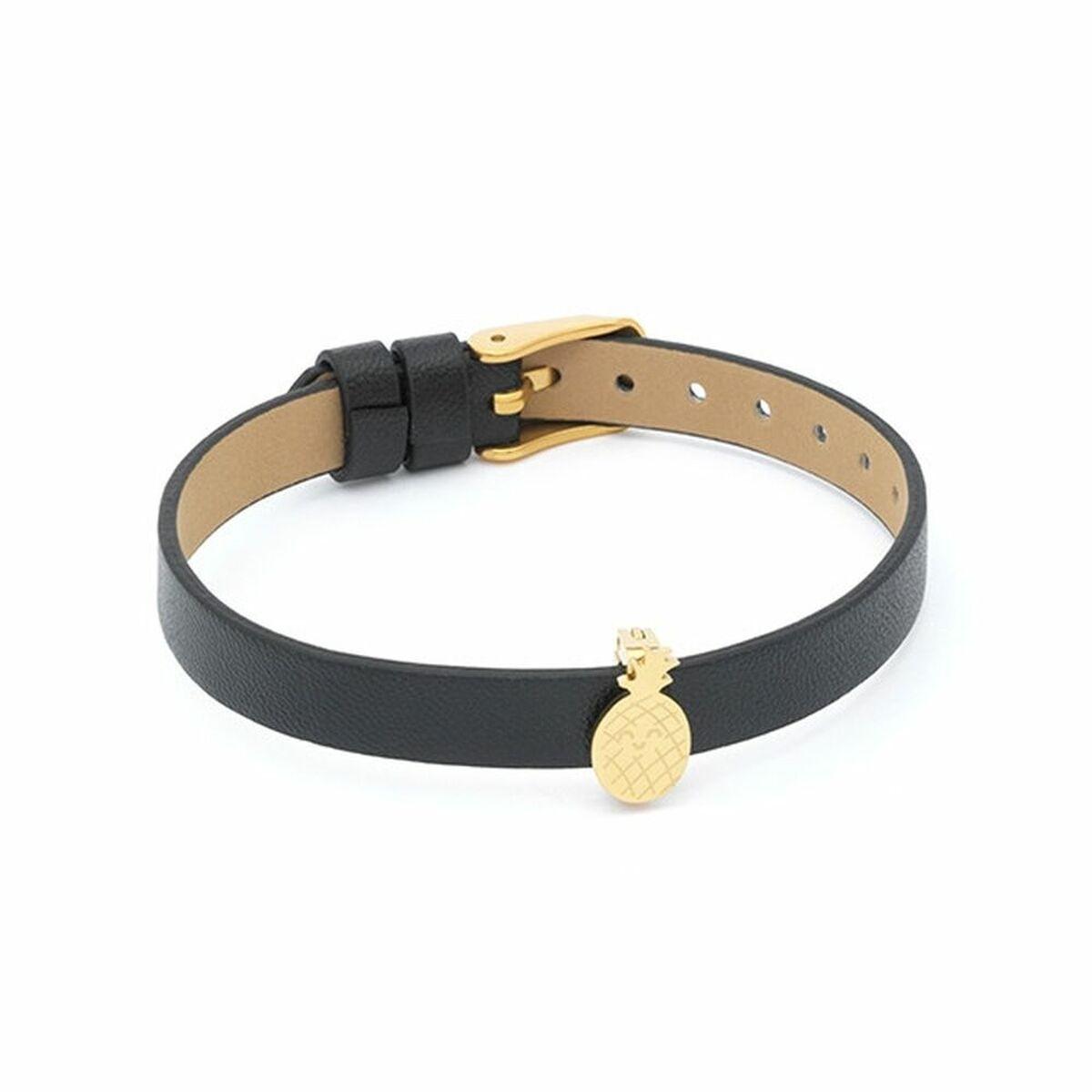 Mr. Wonderful armbånd til kvinder, sort - 19 cm