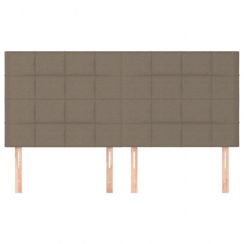 Sengegavl taupe 160 x 5 x 118/128 cm