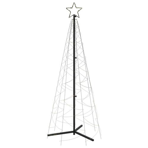 Kegleformet juletræ 70x180 cm 200 LED'er varmt hvid