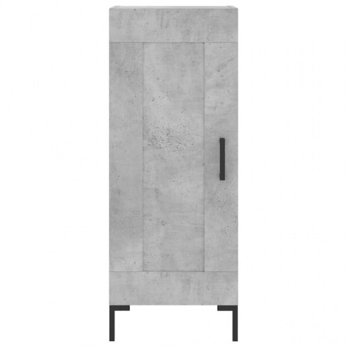 Skænk i konstrueret træ 34,5 × 34 × 90 cm - betongrå
