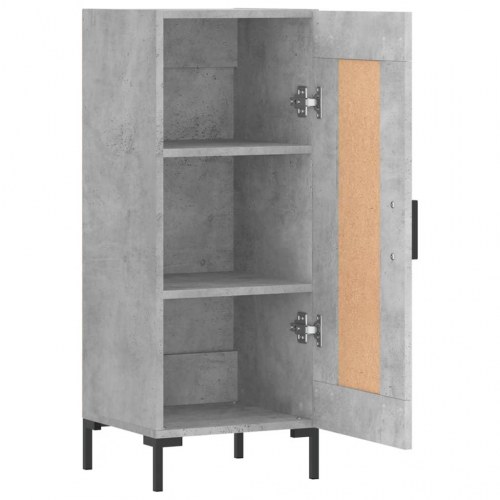 Skænk i konstrueret træ 34,5 × 34 × 90 cm - betongrå