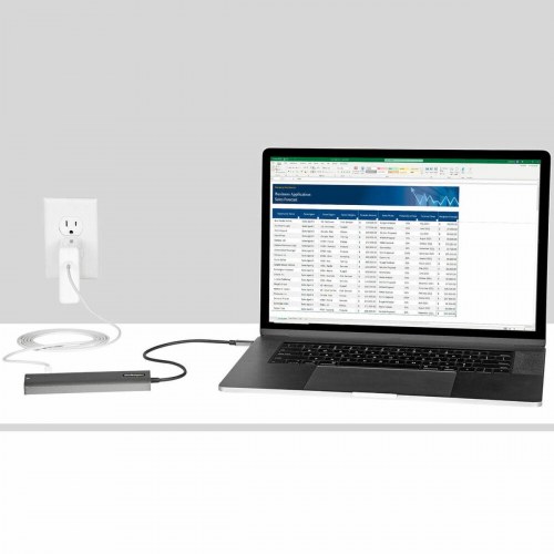 USB-C hub Startech DKT30CHSDPD1 med HDMI, Ethernet og kortlæser