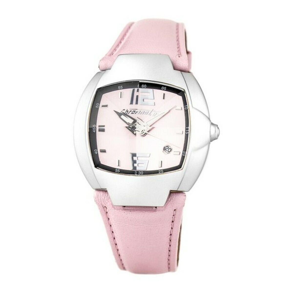 Chronotech herreur CT7305M-06, pink læder (Ø 41 mm)