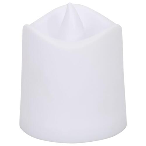 LED-fyrfadslys 50 stk. farverigt lys