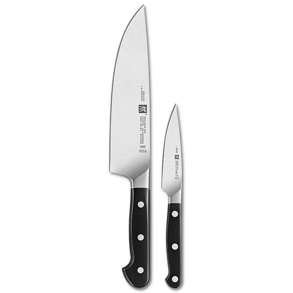 Zwilling køkkenknivsæt 38430-004-0 - sort håndtag, rustfrit stål