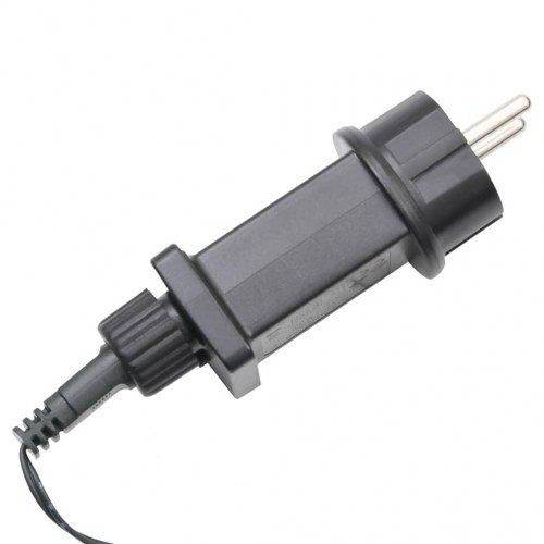 Kegleformet juletræ 100x300 cm 500 LED'er farverigt lys