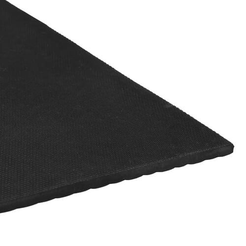 Skridsikre gulvmåtter 2 stk. gummi 1,2 x 0,8 m 6 mm småsten