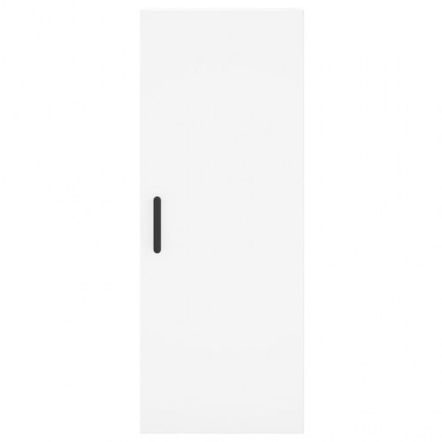 Vægskab 34,5×34×90 cm - hvid, væghængt opbevaring