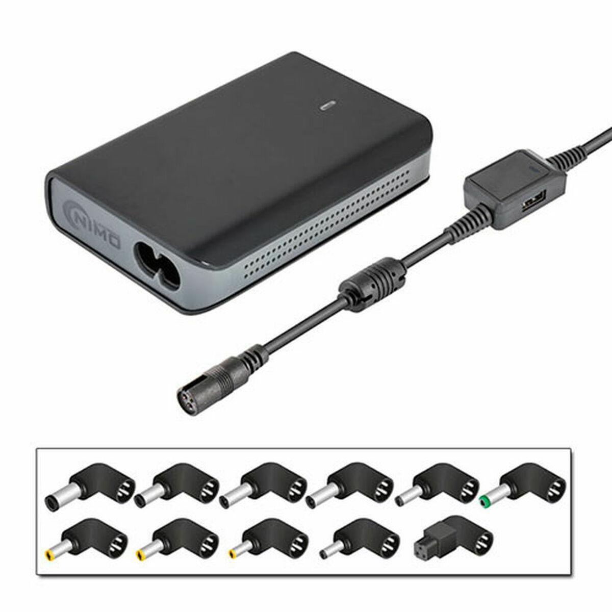 NIMO laptop-oplader 90 W - universal med EU-stik