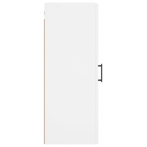 Vægskab 34,5×34×90 cm - hvid, væghængt opbevaring