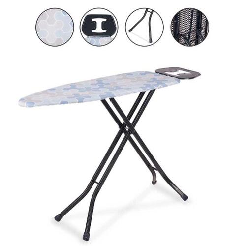 Strygebræt Blå Beige Grå Metal Abstrakt 110 x 38 x 92 cm (4 enheder)