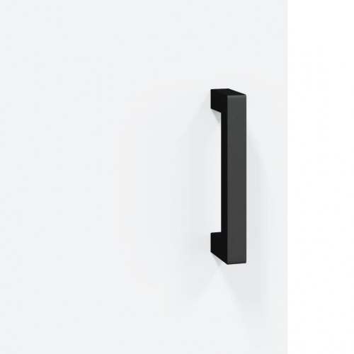 Skænk 34,5×34×90 cm i hvid - konstrueret træ, metalben