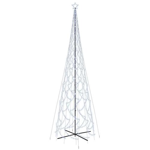 Kegleformet juletræ 230x800 cm 3000 LED'er koldt hvidt lys