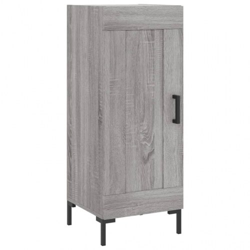 Skænk 34,5 × 34 × 90 cm - grå sonoma-eg, konstrueret træ