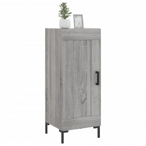 Skænk 34,5 × 34 × 90 cm - grå sonoma-eg, konstrueret træ
