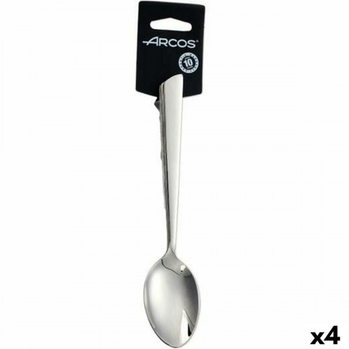 Arcos Toscana ske-sæt 20 cm - sølvfarvet rustfrit stål (4 stk.)