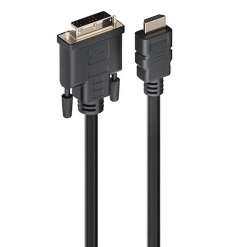 HDMI til DVI-kabel Ewent EC1350 - Sort, 2 m