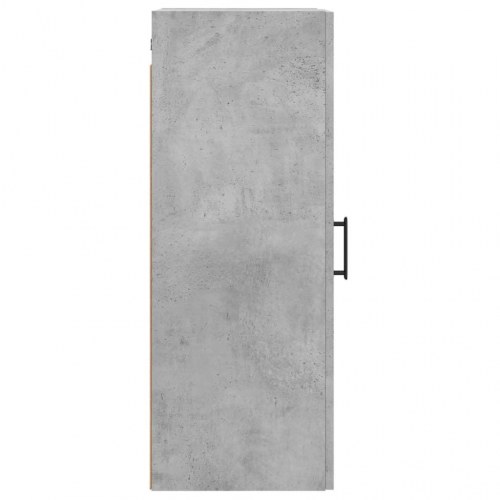 Vægskab 34,5 × 34 × 90 cm - betongrå, væghængt opbevaringsskab