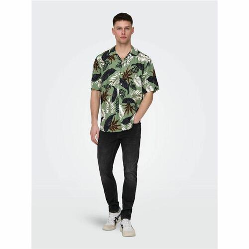Skjorte Only & Sons Cuba Casual Kort slange M