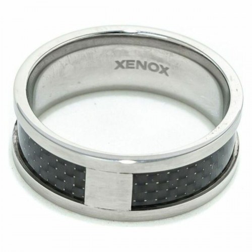 Xenox herre-ring X1482 - str. 14, stål/sort