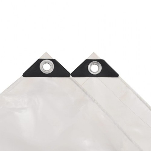 Presenning 650 g/m² - 4 x 6 m, hvid