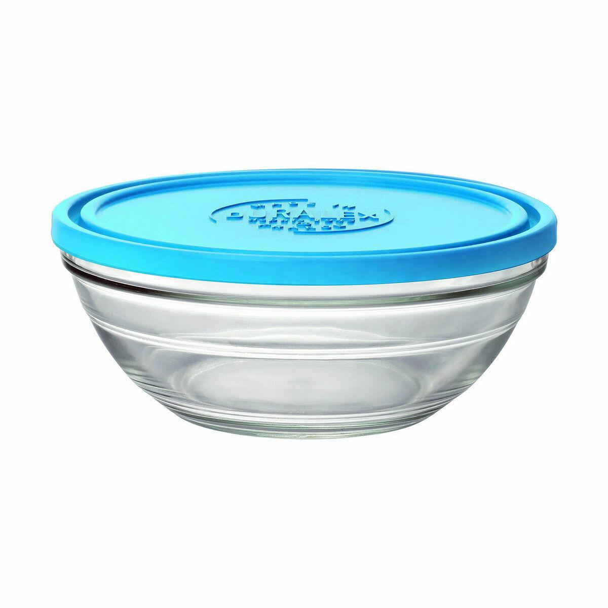 Duralex Bol Red Freshbox madkasse med låg - blå, 1,6 l (ø 20 × 8,2 cm)