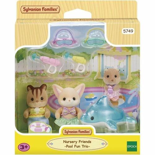 Sylvanian Families Nursery Friends Pool Fun Trio - tilbehør til dukkehus