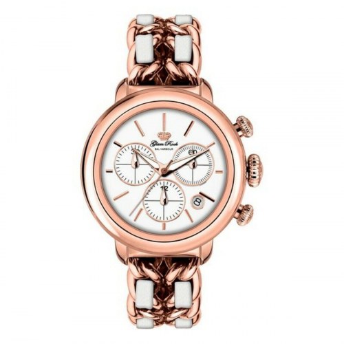 Glam Rock dameur gr77127 - stål, pink rem, Ø 40 mm