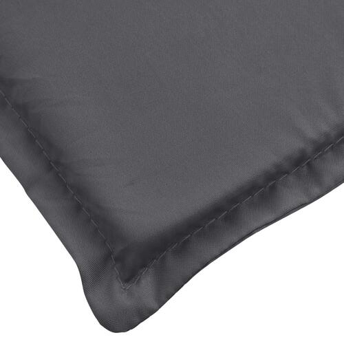 Hynde til liggestol 200x70x3 cm oxfordstof antracitgrå