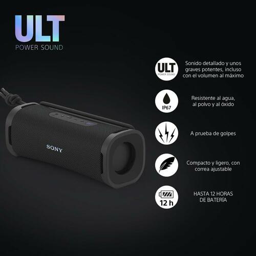 Transportable Bluetooth-højttalere Sony SRSULT10B Sort