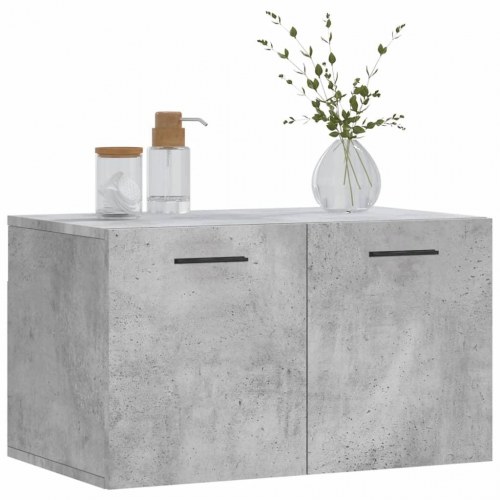 Vægskab 60 × 36,5 × 35 cm i konstrueret træ - betongrå