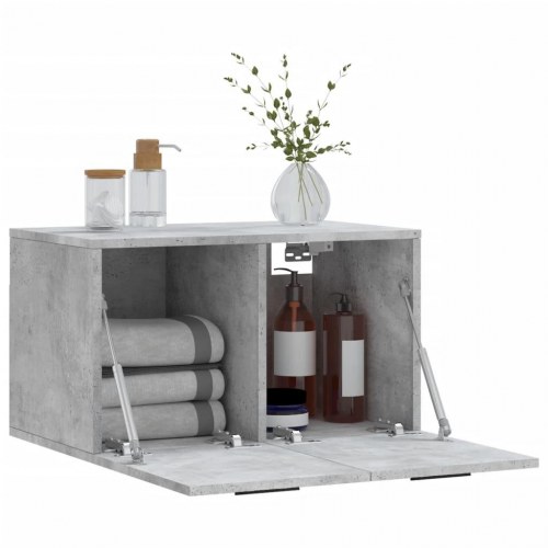 Vægskab 60 × 36,5 × 35 cm i konstrueret træ - betongrå