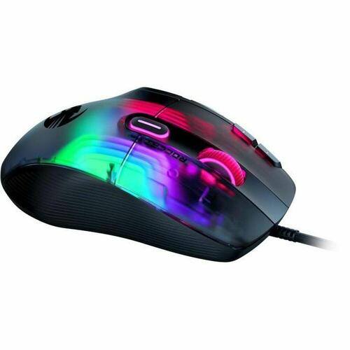 Mus Roccat Kone XP Sort Gaming LED-Lys Med kabel