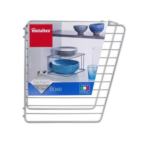Organizer til køkkenskab Metaltex Boxe 2 Hylder Metal (25 x 25 x 15 cm)
