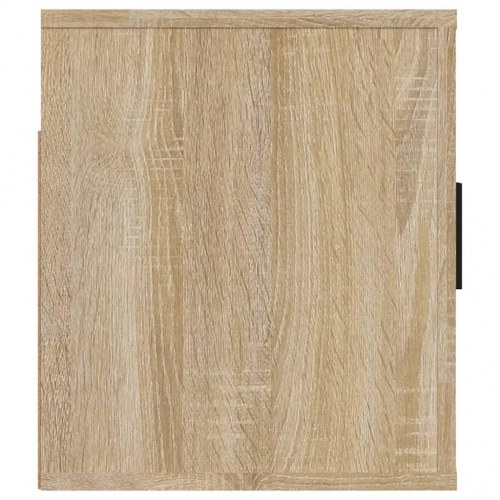 Væghængt tv-skab 80×34,5×40 cm - sonoma-eg