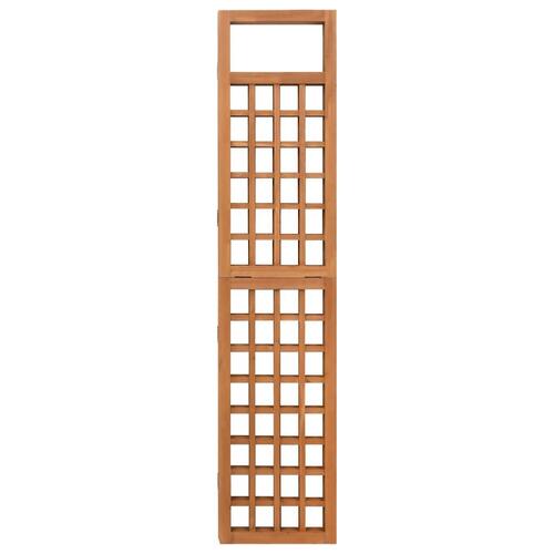 3-panels rumdeler/espalier 121x180,5 cm massivt grantræ