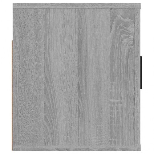 Væghængt tv-skab 100×34,5×40 cm - grå sonoma