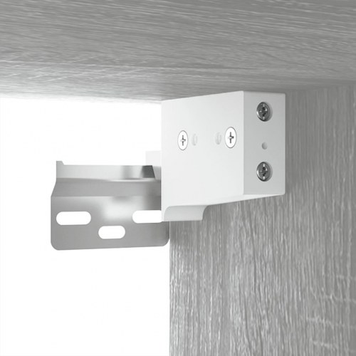 Væghængt tv-skab 100×34,5×40 cm - grå sonoma