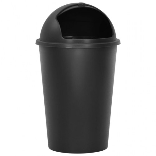 Enkelt affaldsspand 50 l sort