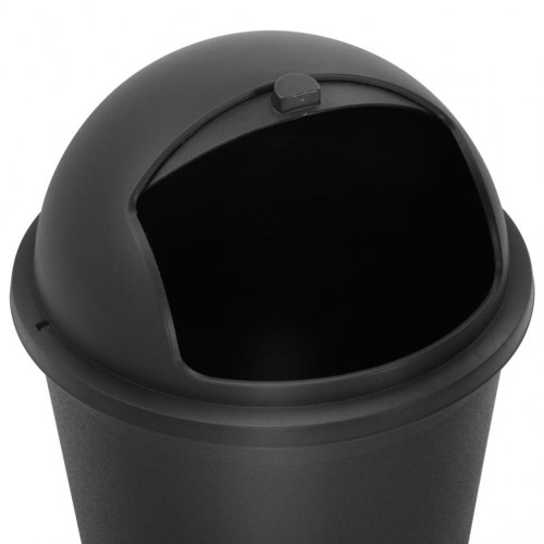 Enkelt affaldsspand 50 l sort