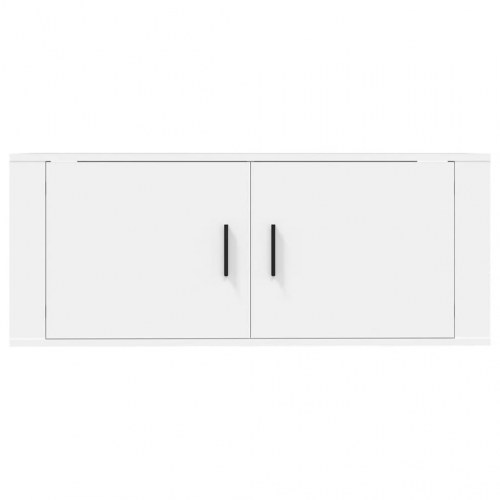 Væghængt tv-skab 100 × 34,5 × 40 cm - hvid