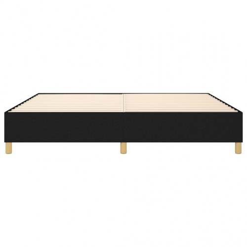 Boxspring sengeramme 140x200 cm - stof, sort