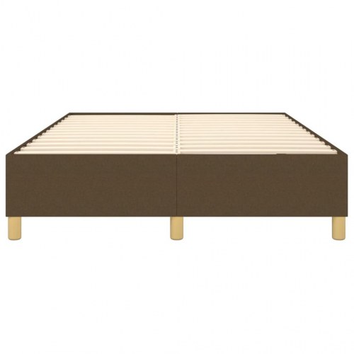 Boxspring sengeramme 140×200 cm i stof - mørkebrun
