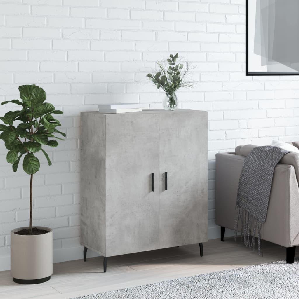 Skænk 69,5×34×90 cm i konstrueret træ - betongrå