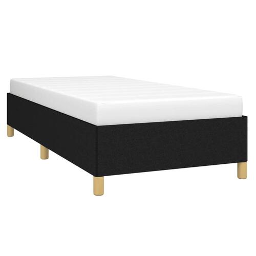 Sengeramme uden madras Sort 100x200 cm Stof