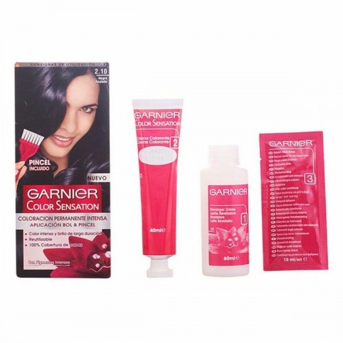Permanent hårfarve Garnier Color Sensation 2,10 Blåsort - 110 g